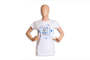 Koszulka damska Pszczoły białe, cena: 35 zł