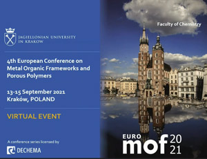 The 4th European Conference on Metal-Organic Frameworks and Porous Polymers