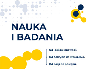 Ulotka "Nauka i badania" [pl, en]